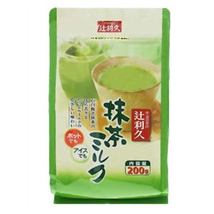 辻利久 抹茶ミルク 200g 【8セット】