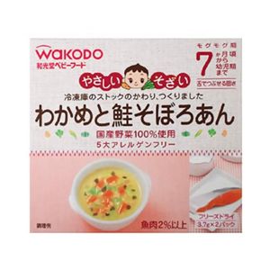 やさしいそざい わかめと鮭そぼろあん 3.7g*2パック 【16セット】