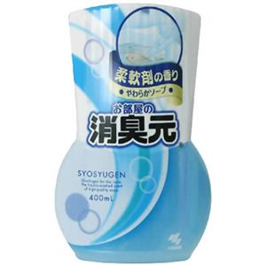 お部屋の消臭元 柔軟剤の香りやわらかソープ 400ml 【8セット】