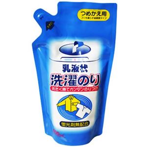 乳液状洗濯のり つめかえ用 400ml 【8セット】