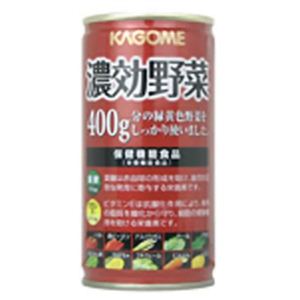 カゴメ 濃効野菜 190g*6缶パック 【4セット】