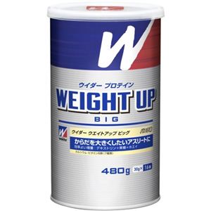 ウイダー ウエイトアップ ビッグ バニラ味 480g 【3セット】