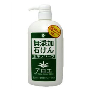 無添加石けん ボディソープアロエ 600ml 【2セット】