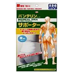 バンテリンコーワサポーター男性 腰用 大きめ(L)ホワイト 1枚入