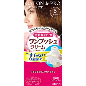 サロンドプロ ワンプッシュクリームへアカラー ブラウン