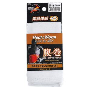 BODY TOUGHNESS サーモ ウエストウォーマー(腹巻) JW-119 ホワイト