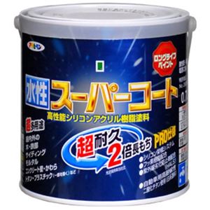 アサヒペン 水性スーパーコート こげ茶 0.7L