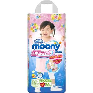 ムーニーマン エアフィット 女の子用 ビッグより大きいサイズ 26枚