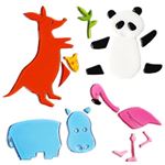 （まとめ買い）GelGems(ジェルジェム) バッグL ZOO 3×3セット