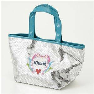 Kitson（キットソン） スパンコールミニトートバッグ【CREST SEQUIN MINI TOTE】3919 Silver