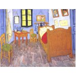 世界の名画シリーズ、プリハード複製画 ヴィンセント・ヴァン・ゴッホ作 「ゴッホの部屋」