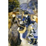 世界の名画シリーズ、プリハード複製画 ピエール・オーギュスト・ルノアール作 「雨傘」