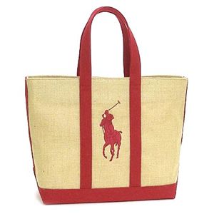 Ralph Lauren（ラルフローレン） トートバッグ 762PPTP レッド