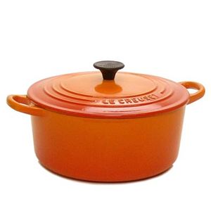 Le Creuset (ル・クルーゼ) ココットロンド24cm ナベ 2501-24 OR