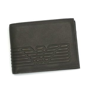 EMPORIO ARMANI（エンポリオ アルマーニ） 二つ折り財布（小銭入れ付） YEM637 2ツオリコゼニ DB 80005 ダークブラウン