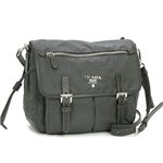 PRADA（プラダ） ナナメガケバッグ BT0687 TESSUTO SAFFIANO グレー