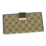 GUCCI（グッチ）長札財布 212096 FFP5G 9643 ベージュ/ダークブラウン