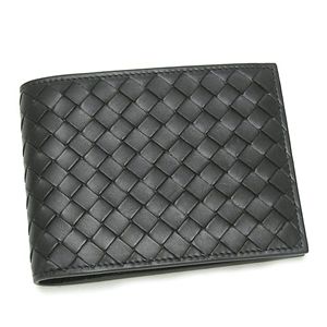 BOTTEGA VENETA（ボッテガヴェネタ）二つ折り財布（小銭入れ付） 113112 V4651 1000 ブラック