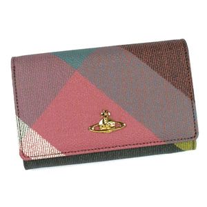 Vivienne Westwood(ヴィヴィアン ウエストウッド) 二つ折り財布(小銭入れ付) DERBY 2232 ダーク.カーキー 