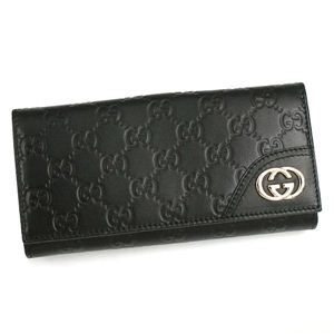 GUCCI(グッチ) 長札財布 181593 WALLET CONTINENTAL ブラック