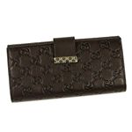 GUCCI(グッチ) 長札財布 212089 2019 ダークブラウン