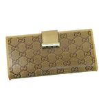 GUCCI(グッチ) 長札財布 212089 8065 ブロンズ