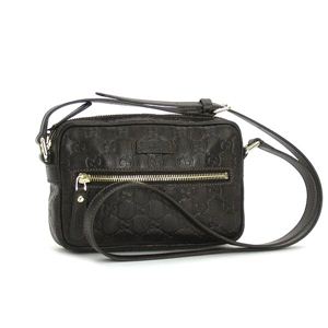 GUCCI(グッチ) ナナメガケバッグ 201447 SHOULDER BAG CAMERA BAG ZIP ダークブラウン