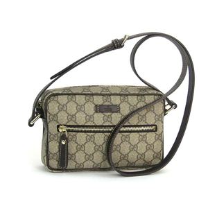 GUCCI(グッチ) ナナメガケバッグ 201447 SHOULDER BAG CAMERA BAG ZIP C ベージュ/ダークブラウン