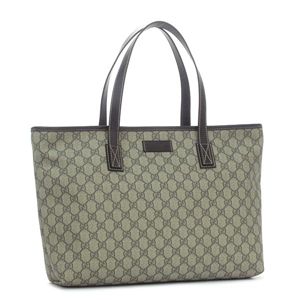 GUCCI(グッチ) トートバッグ 211137 TOTE MD ZIP CLOSURE ベージュ/ダークブラウン