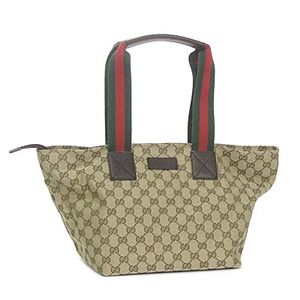 GUCCI(グッチ) トートバッグ 131230 MEDIUM-TOTE-ZIP TOP ベージュ/ダークブラウン