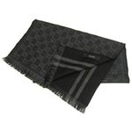 GUCCI(グッチ) マフラー 100995 MF ARLISS MUFFLER ブラック