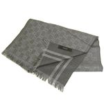 GUCCI(グッチ) マフラー 100995 MF ARLISS MUFFLER ライトグレイ