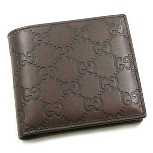 GUCCI(グッチ) 二つ折り財布(小銭入れ付) 146223 COIN WALLET ダークブラウン