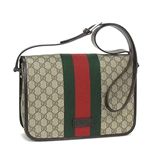 GUCCI(グッチ) ナナメガケバッグ 180692 SHOULDER BAG-FLAP CLOSURE-W/ ベージュ/ダークブラウン