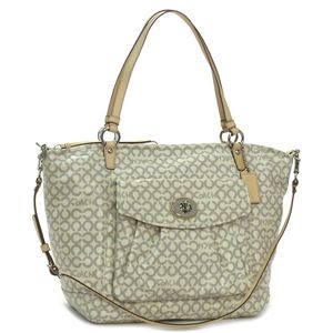 Coach(コーチ) トートバッグ 13143LEAH OP ART COATED C アイボリー