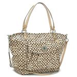 Coach(コーチ) トートバッグ 13143LEAH OP ART COATED C ブラウン