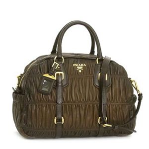 PRADA(プラダ) ハンドバッグ BL0394 NAPPA GAUFRE ANTIK ブラウン