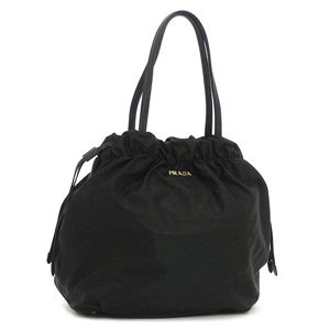 PRADA(プラダ) トートバッグ BR4229 NYLON JACQUARD+NAPPA ブラック