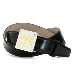 Dolce&Gabbana（ドルチェ＆ガッバーナ） ベルト BC2493 QUADRATA BICOLOR LO ブラック 90