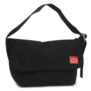 MANHATTAN PORTAGE（マンハッタンポーテージ） ショルダーバッグ 1607V-WP BLK WAX VINTAGE MESSENGER BAG (LG) ブラック