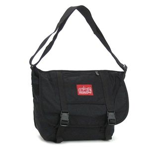 MANHATTAN PORTAGE（マンハッタンポーテージ） ショルダーバッグ 1635 BLK WAXED CANVAS MESSENGER (MD) ブラック