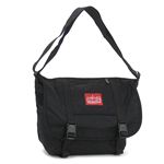 MANHATTAN PORTAGE（マンハッタンポーテージ） ショルダーバッグ 1635 BLK WAXED CANVAS MESSENGER (MD) ブラック