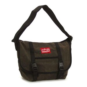 MANHATTAN PORTAGE（マンハッタンポーテージ） ショルダーバッグ 1635 DBR WAXED CANVAS MESSENGER (MD) ダークブルー