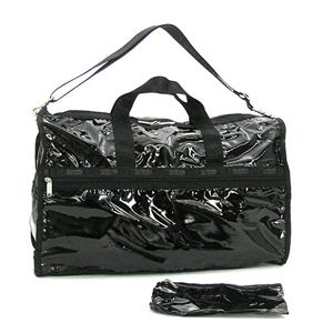 LeSportsac（レスポートサック） ボストンバッグ 7185 Large Weekender ブラックパテント