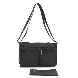 LeSportsac（レスポートサック） ショルダーバッグ 7519 DELUXE SHOULDER SATCHEL ブラック ブラック