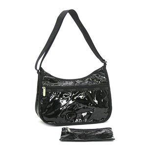 LeSportsac（レスポートサック） ショルダーバッグ 7520 Classic Hobo ブラックパテント