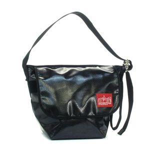 MANHATTAN PORTAGE（マンハッタンポーテージ） ショルダーバッグ 1605V-VL VINYL VINTAGE MESSENGER BAG ブラック