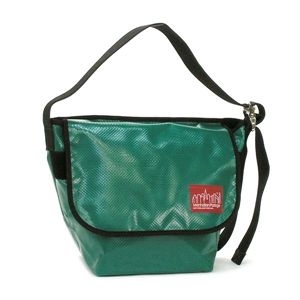 MANHATTAN PORTAGE（マンハッタンポーテージ） ショルダーバッグ 1605V-VL VINYL VINTAGE MESS BAG(SM) グリーン