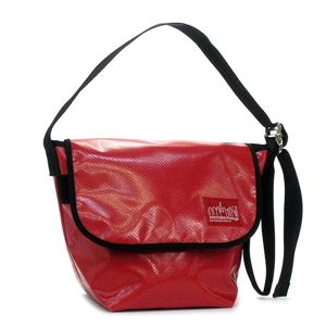 MANHATTAN PORTAGE（マンハッタンポーテージ） ショルダーバッグ 1605V-VL VINYL VINTAGE MESSENGER BAG レッド