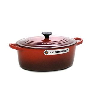 Le Creuset（ル クルーゼ） キッチン・鍋・パン ココットオーバル25cm2502-25 レッド